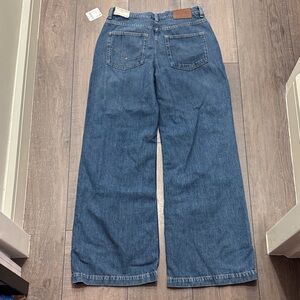 Free People Denim Wide Leg Jeans